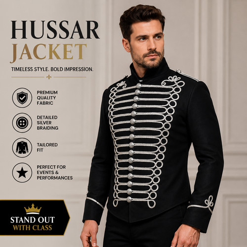 Giacca hussar uomo steampunk - hussar,