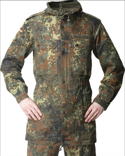 Parka giacca campo mimetica - giacca,