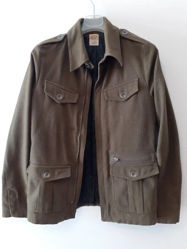 Giacca verde militare - , uomo