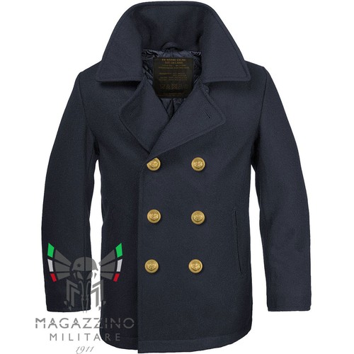 Cappotto caban peacoat marina - cappotto,